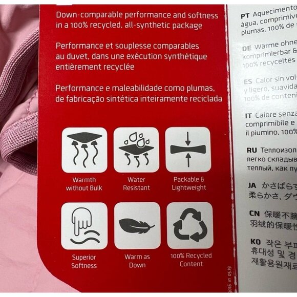 NWT $218 Free People x Hatch Maternity Small Puffer Jacket Pink Pippa Packable - Picture 13 of 15